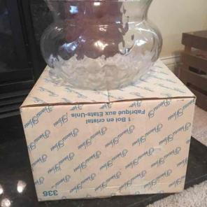Princess House Optic Waves Flared Bowl