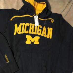 Michigan Wolverines Hoodie NWT
