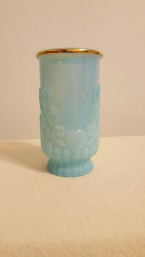 Robin's egg blue Avon cup
