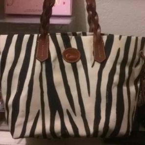 Dooney and Bourke Zebra Tote