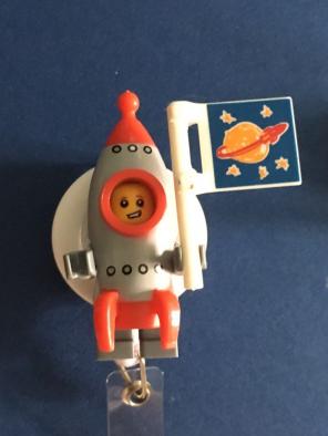 Rocket Boy Lego Movie Id Badge Holder RN