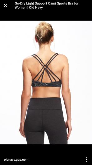 New Old Navy Go Dry Sports Bra