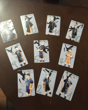 Haikyuu Photo Card Stickers
