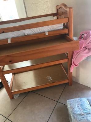 Changing Table Solid Wood