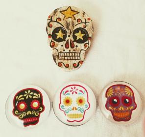 Sugar Skull Magnets