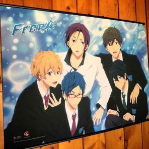 Anime Free! Wallscroll