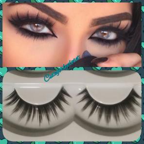 5 pairs of sparse eyelashes