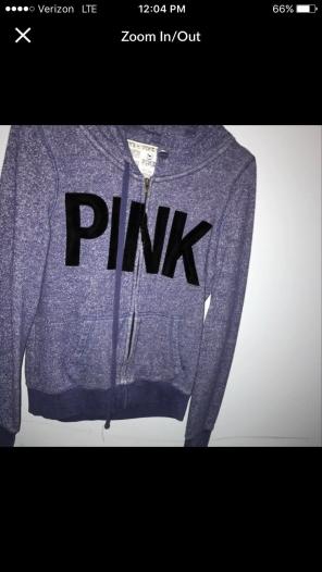 Pink Hoodie Size Medium