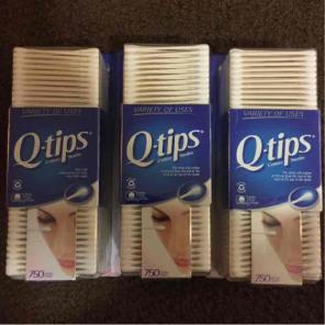 3X750ct Q-tips cotton swabs