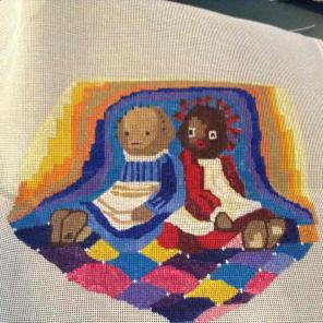 Baby ragdolls needlepoint canvas