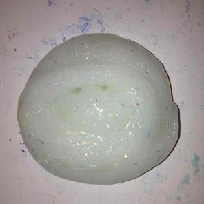 2oz green shattered glass slime