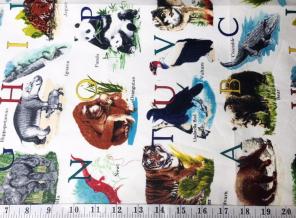 ABC Animal Fabric