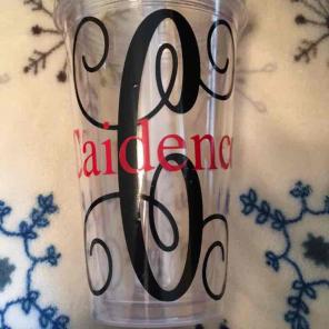 Custom Personalised Name Tumblers