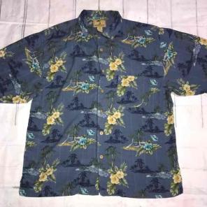 Jamaica Jaxx Silk Hawaii Tropical Shirt