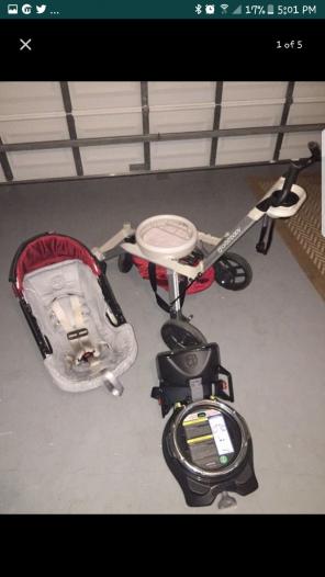 Orbit Baby Stroller, Car seat and base