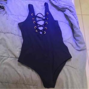 One piece bathing suit
