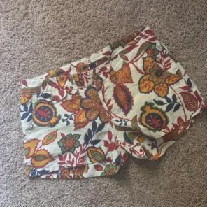 Lucky Brand Women’s Print Linen Shorts