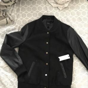 Black Letterman Jacket