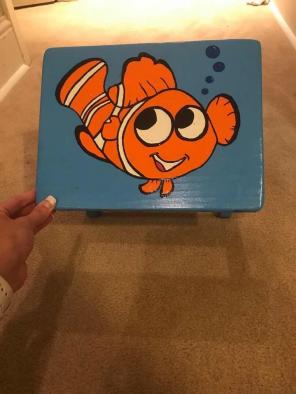 Nemo Footstool Free Ship