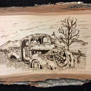 Old Truck On Prairie