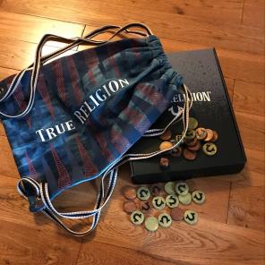Authentic True Religion String Bag Set