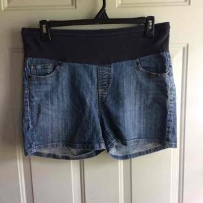 Large Maternity Jean Shorts