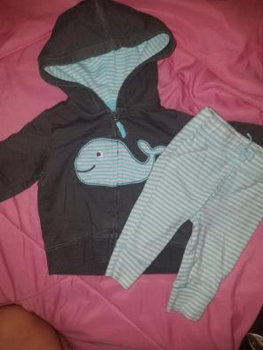 Boys whale outfit