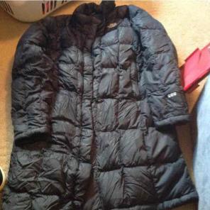 North face down jacket long