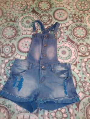 Blue Distressed overalls