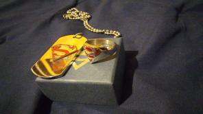 Superman ring and necklace
