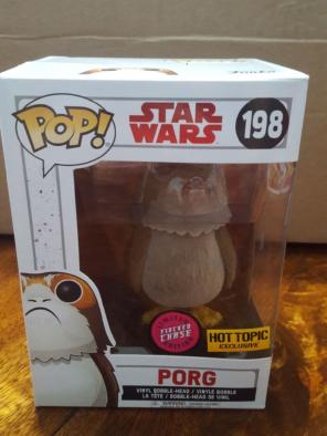 Porg Flocked Chase Funko Pop