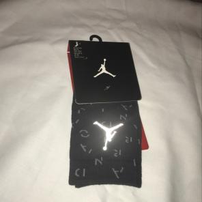 New Nike Jordan Black Socks 3y-5Y