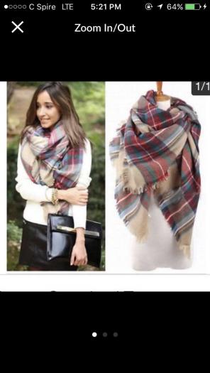 NWT Blanket Scarf