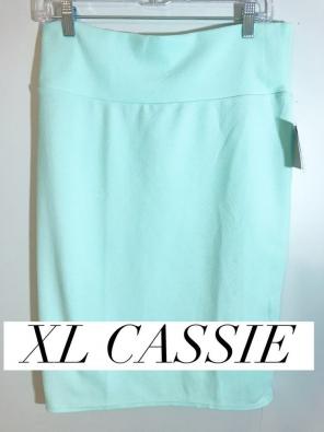 XL TEAL Lularoe CASSIE Pencil Skirt NWT