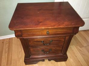 Brown Wooden Nightstand