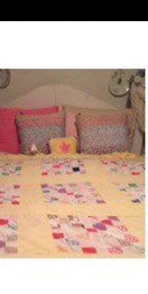 Vintage summer bedspread