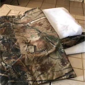 Realtree pillow shams and bed skirt camo