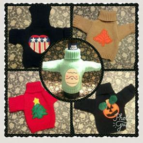 5 Bottle Seasonal Sweaters