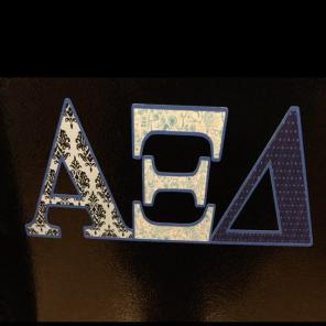 Alpha Xi Delta Car Magnet