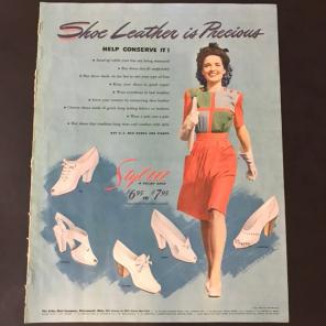Vintage 1943 Selby Shoe Company Ad