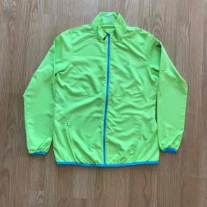 Champion neon yellow windbreaker