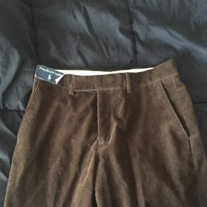 Polo Corduroys Size 31x30 NWT