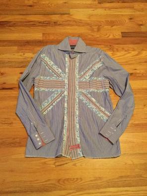 Men's Union Jack dress shirt