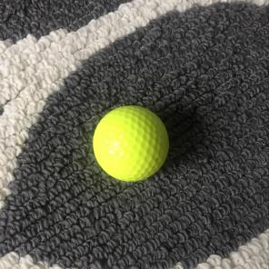 Neon Yellow Golf Ball