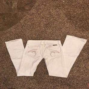 Frankie B. White Bootcut Jeans