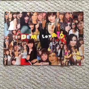 Demi Lovato name collage
