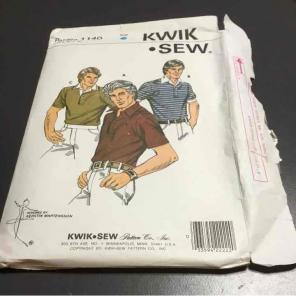 Kwik Sew Mens' Polo Shirt Pattern # 1140