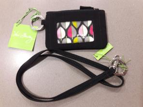 Vera Bradley Zip ID Case Lanyard Set