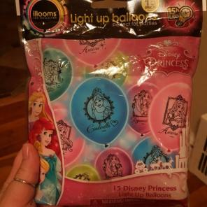 Disney Princess light up balloons