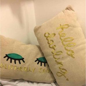 Pillows girly make up